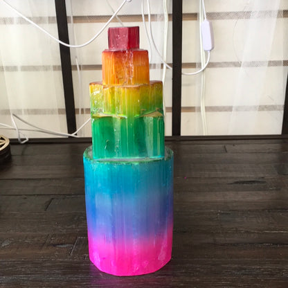 Rainbow Selenite Towers