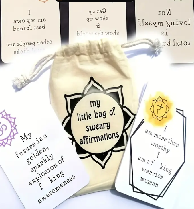 Sweary Affirmation Cards