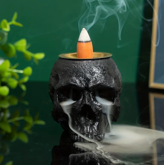 Skull Backflow Incense Burner