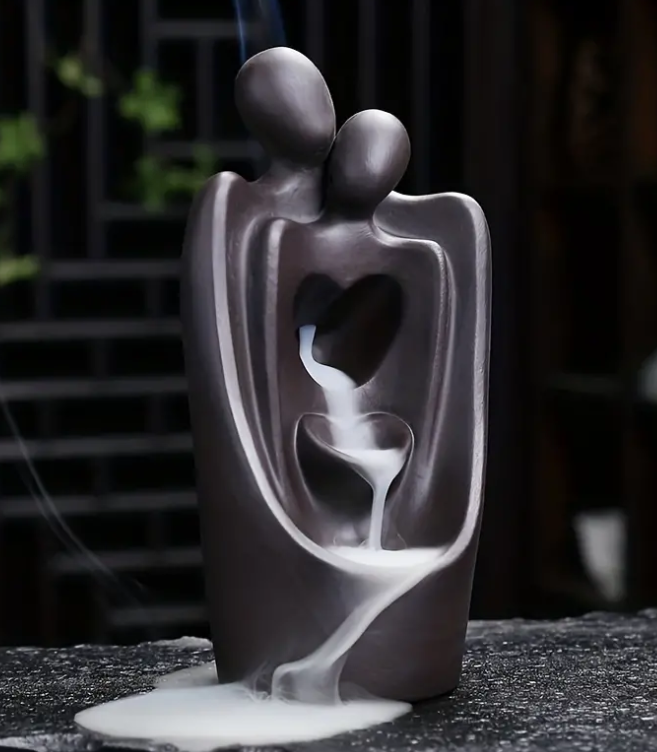 Loving Couple Backflow Incense Burner