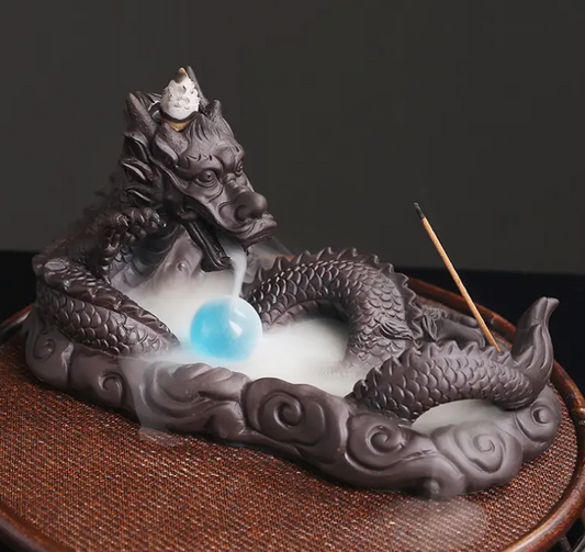 Chinese Dragon Backflow Incense Burner