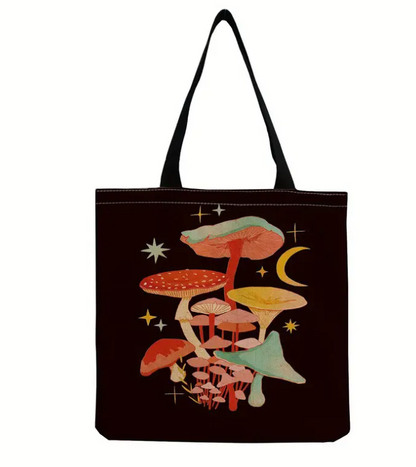 Herbology Mushroom Tote Bag