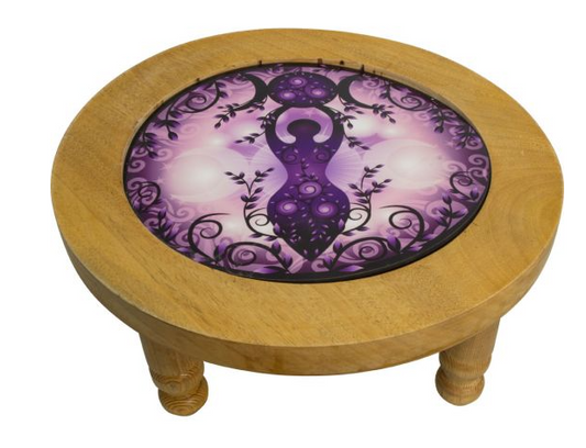 Pagan Altar Tables with Glass