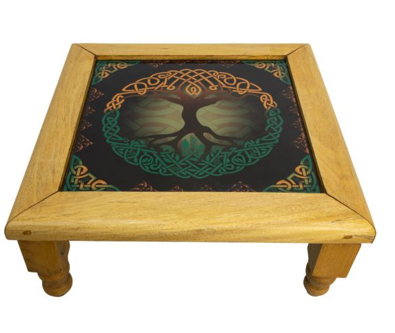 Pagan Altar Tables with Glass