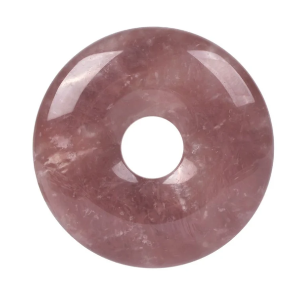 Strawberry Quartz Button Donut