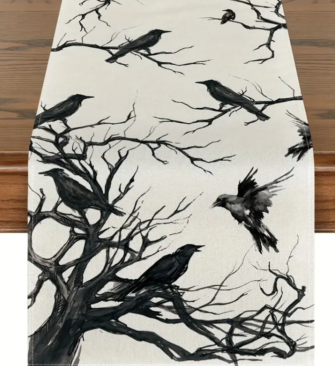Raven Table Runner