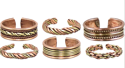 Assorted Copper Rings