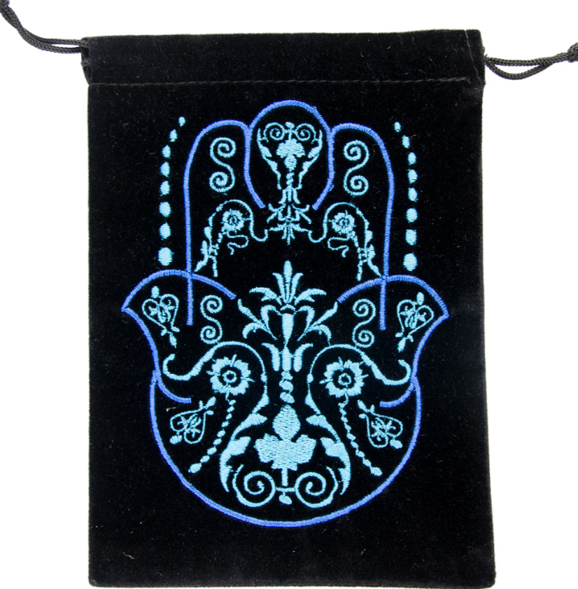 Fatima Hand Velvet Card Bag