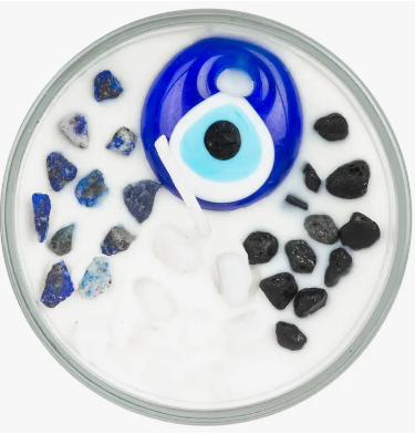 Evil Eye Glass Jar Candle