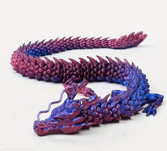 3D Articulated Dragon Toy 11.8"