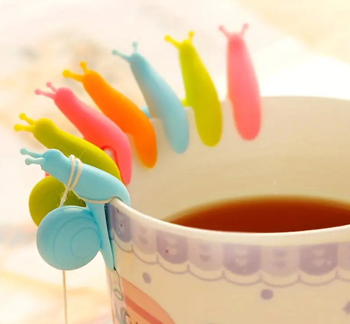 Silicone Tea Snail Bag Holder