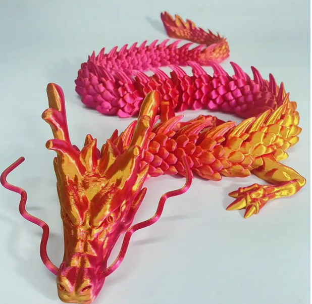 🐉 3D Articulated Dragon Toy - 11.8" of Power &amp; Adventure! ✨