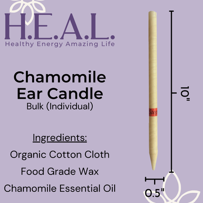 Chamomile Harmony's Ear Candles: 2-Pack