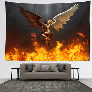 Angel Devil Tapestry 79 x 59