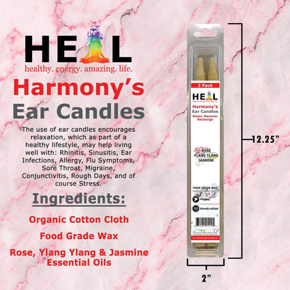 Love Ear Candles by Doc Harmony: 2-Pack