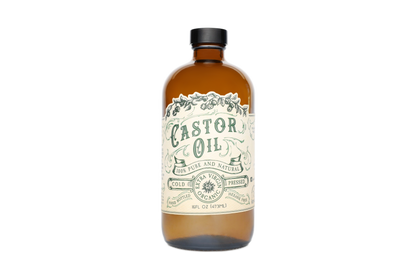 Organic Cold Pressed Castor Oil Hexane Free USA bottled: 16 oz