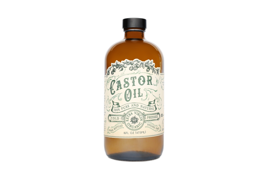 Organic Cold Pressed Castor Oil Hexane Free USA bottled: 16 oz