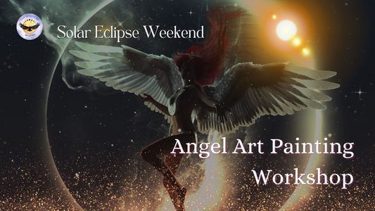 Solar Eclipse Angel Art Painting Workshop