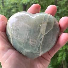 Green Moonstone Hearts