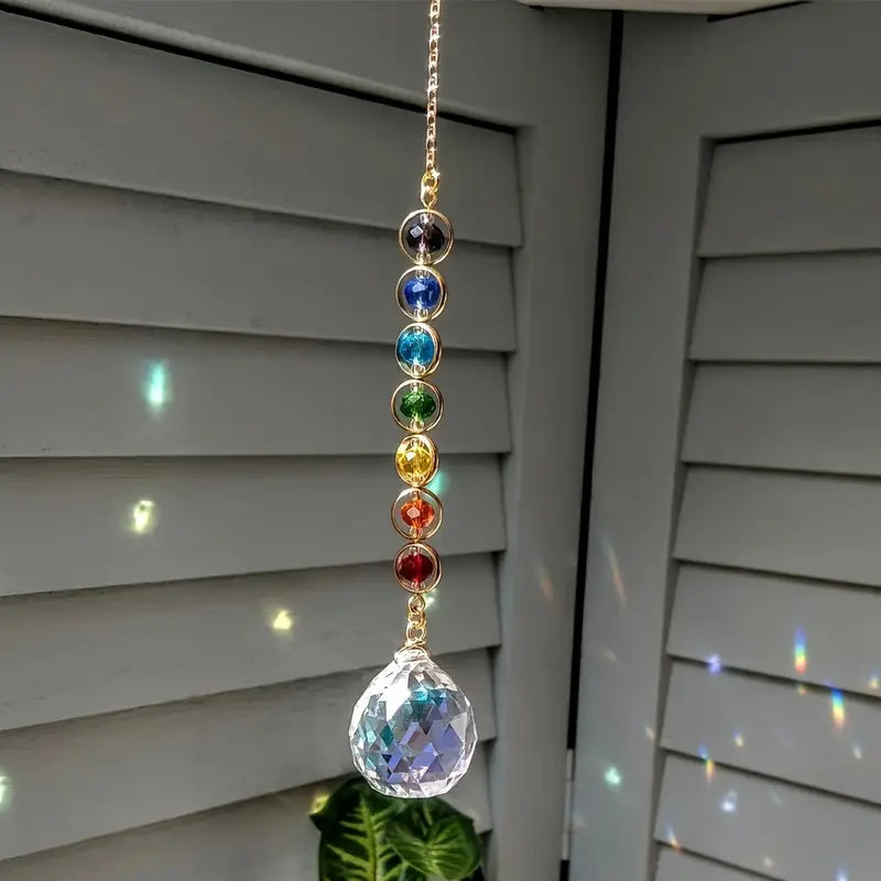 Crystal Suncatcher - Rainbow Prism Glass