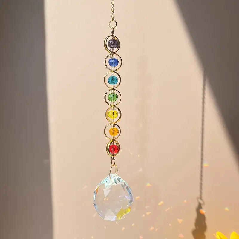 Crystal Suncatcher - Rainbow Prism Glass