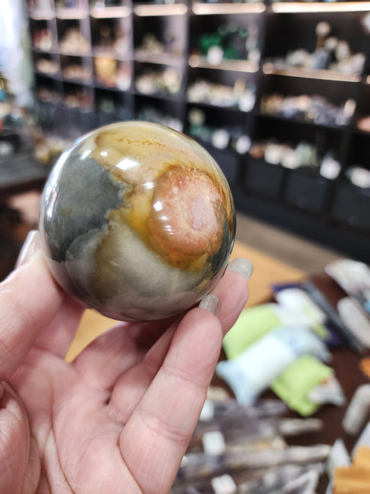 POLYCHROME JASPER SPHERES