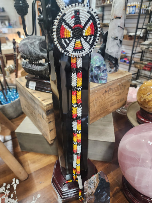 Native American Beaded Bolo Tie