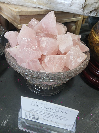 ROSE Quartz Rough