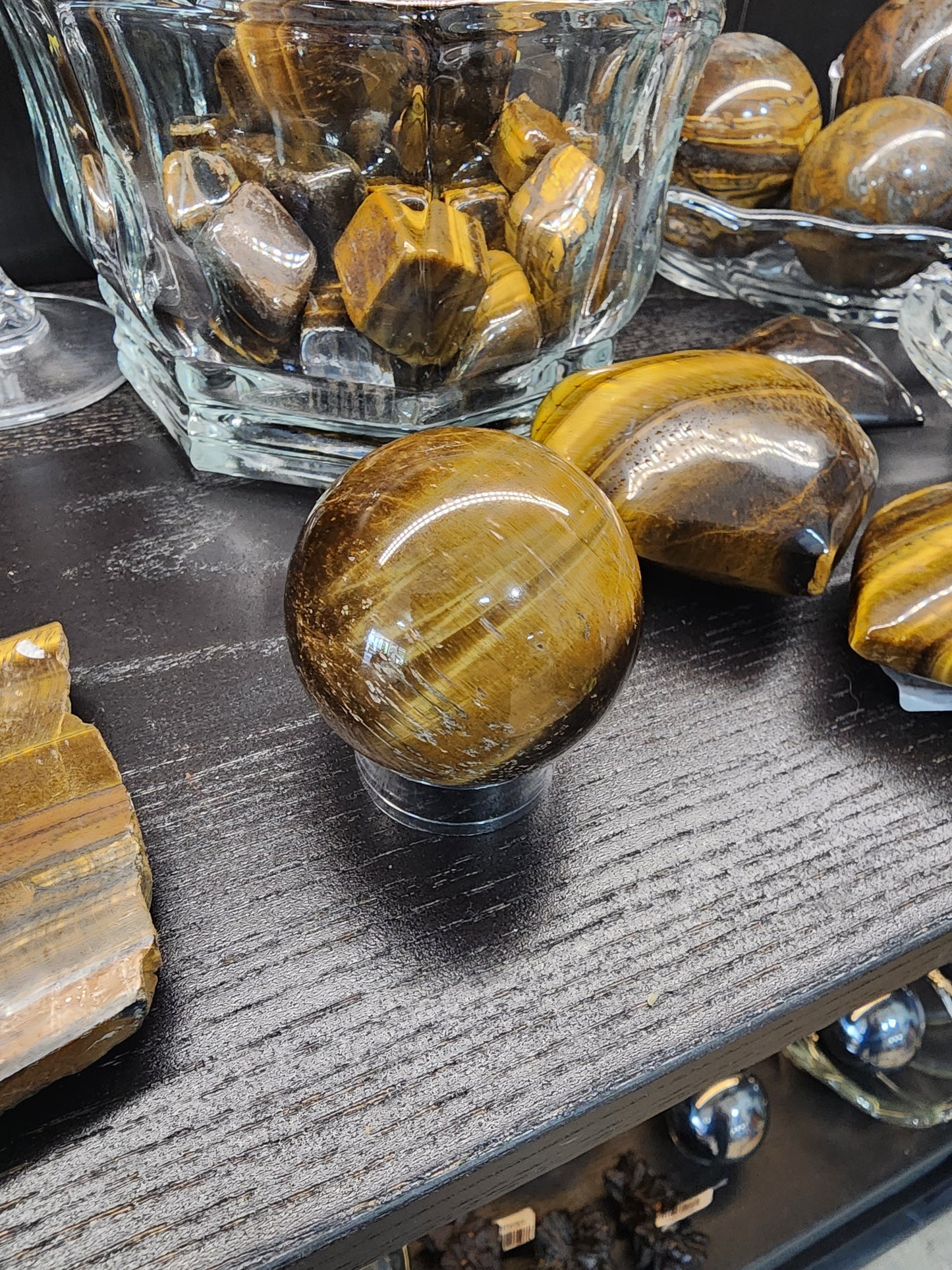 GOLDEN TIGERS EYE SPHERES