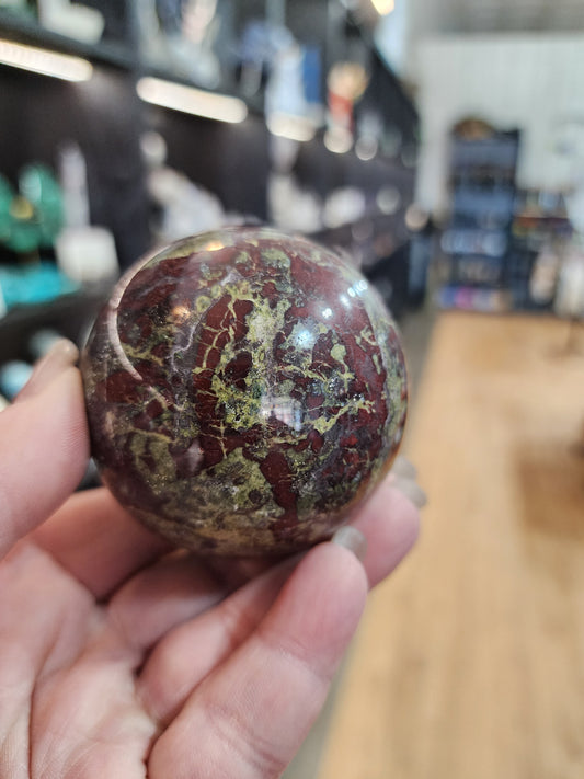 Dragon's Blood Jasper Sphere