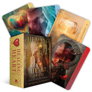 Healing Heart Oracle: 36 Gilded Cards & 96 Page Guidebook