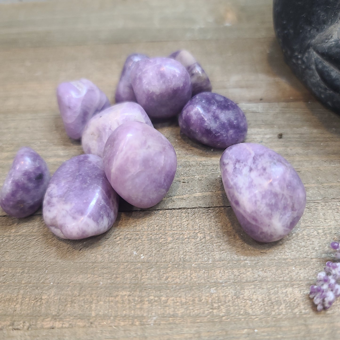 Lepidolite Tumbles