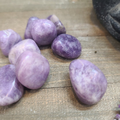 Lepidolite Tumbles