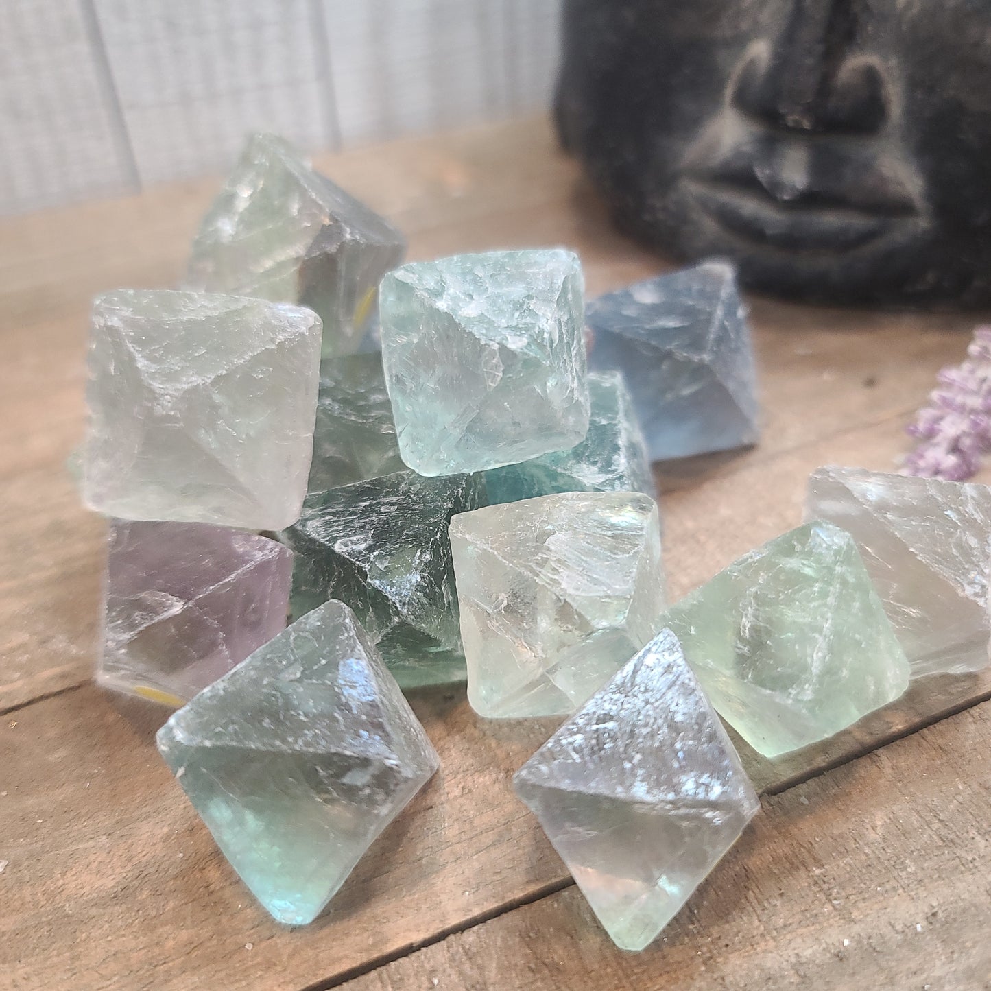 Fluorite Octahedrons