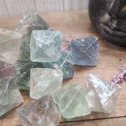 Fluorite Octahedrons