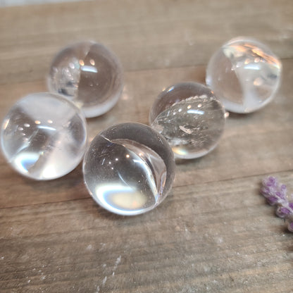 Quartz - Clear Crackle Sphere