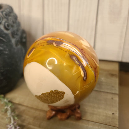 Grounding Mookaite Spheres