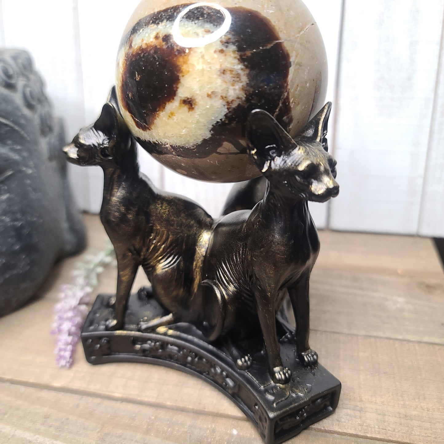 2 Sizes- Egyptian Hairless Cat Sphere Holders