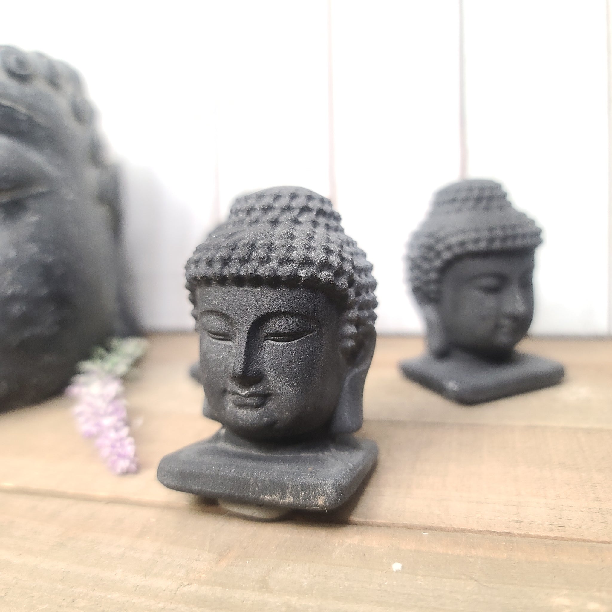 Black Obsidian Buddha