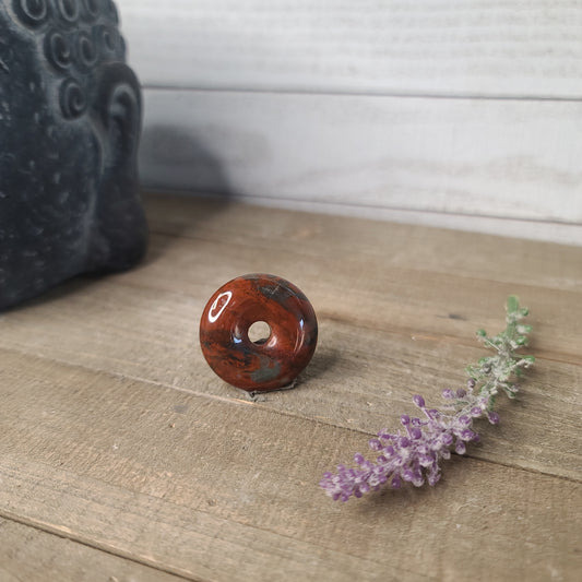 Red Jasper Button