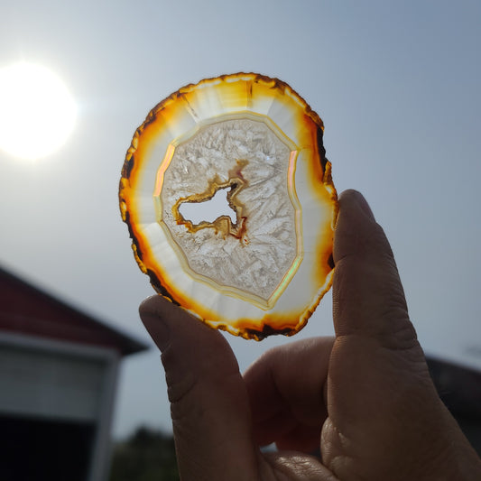 Iris Rainbow Agate Slices