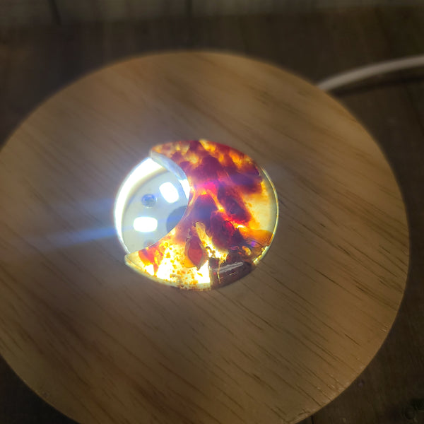 Amber Heart Carvings