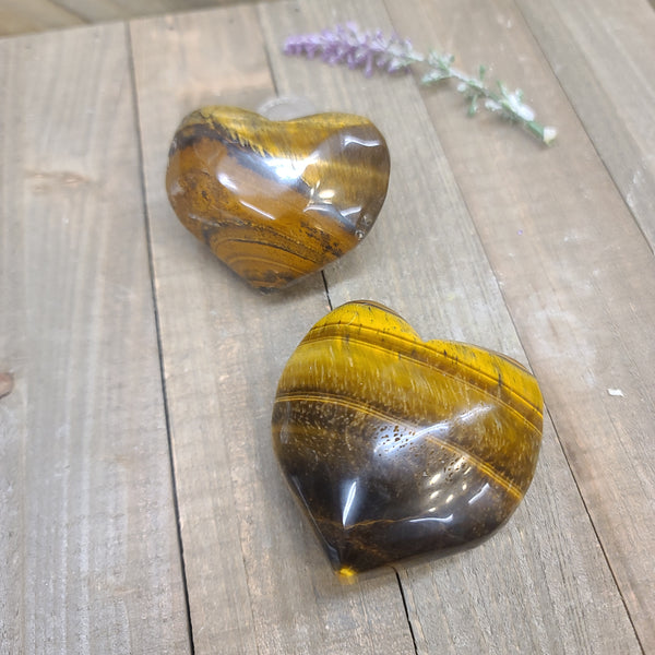 Tiger's Eye Hearts