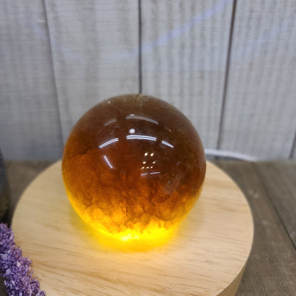 Golden Yellow Fluorite Spheres