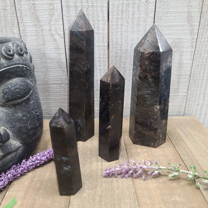 Astrophyllite (Fireworks Stone) Towers