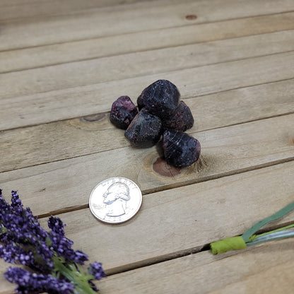 Raw Garnet Tumbles Specimens