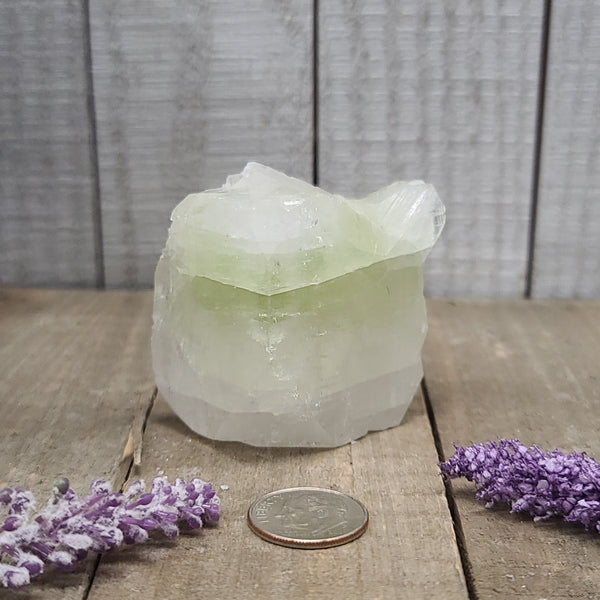 GREEN AND CLEAR APOPHYLLITE - SPECIMENS
