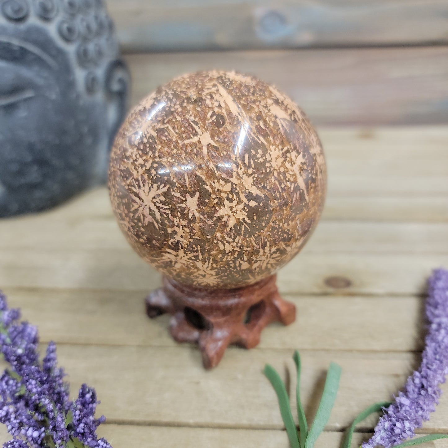 STARBURST JASPER SPHERE