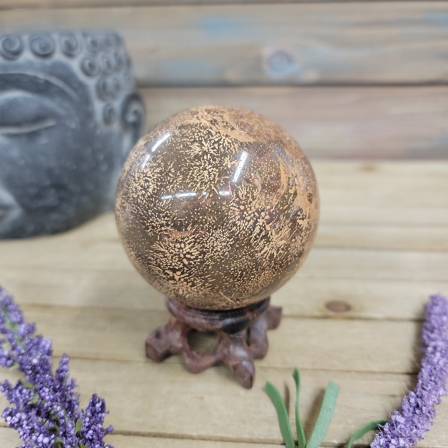 STARBURST JASPER SPHERE