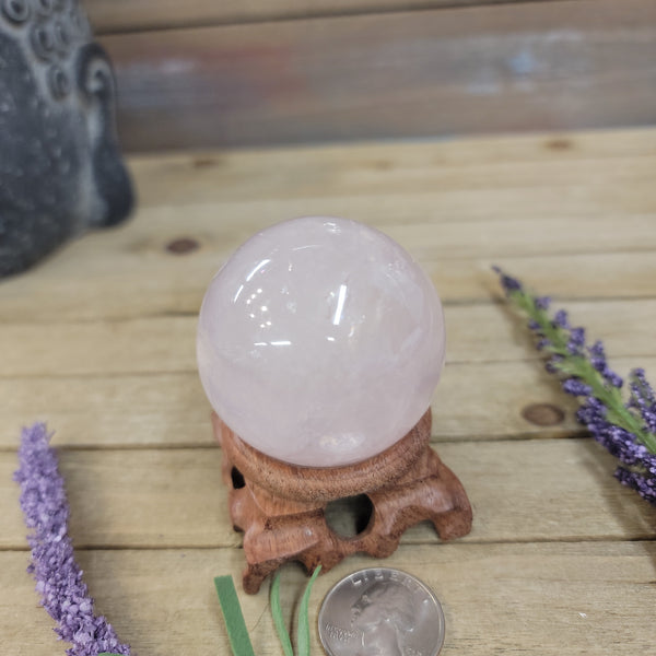 Rose Quartz Spheres - 2" to 2 1/2"